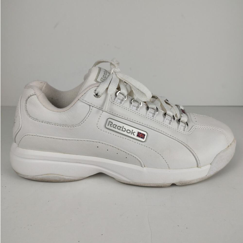 Vintage Y2K Reebok Californium 3 white leather sneakers 4-131890 womens 8.5